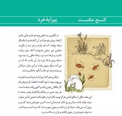 معنی حکایت گنج حکمت، پیرایه خرد فارسی دهم